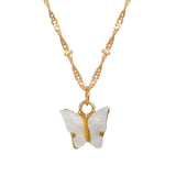 Sweet Acrylic Butterfly Pendant Necklace Simple – Jewelry Gift Ideas — 6