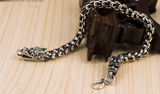 S925 silver bold domineering men's faucet bracelet – Gifts for Him — 9