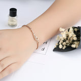 Rose gold feather bracelet – Jewelry Gift Ideas — 4