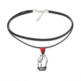 Acrylic rose necklace – Jewelry Gift Ideas — 9