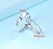 S925 Sterling Silver Couple Rings With Diamonds – Gifts for Her — 4