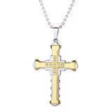 Men's Crystal Cross Pendant – Jewelry Gift Ideas — 10