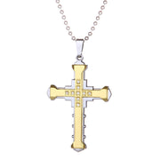 Men's Crystal Cross Pendant – Jewelry Gift Ideas — 10