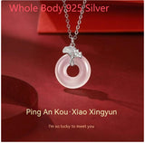 Peace Buckle S925 Silver Necklace – Jewelry Gift Ideas — 9