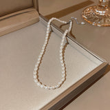 Women's All-match Stitching Love Pearl Necklace – Jewelry Gift Ideas — 11