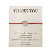 Hand-woven Red Rope Tree of Life Bracelet – Jewelry Gift Ideas — 10