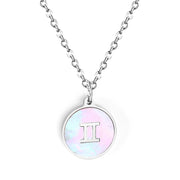Fashion 12 Constellations White Shell Pendant – Jewelry Gift Ideas — 4