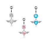 Love Heart-Shaped Belly Button Piercing Jewelry – Jewelry Gift Ideas — 1