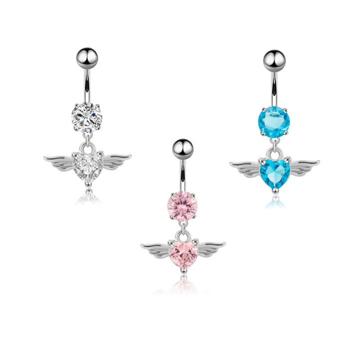 Love Heart-Shaped Belly Button Piercing Jewelry – Jewelry Gift Ideas — 1