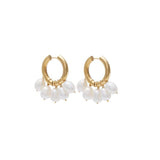 Golden Pearl Fan-shaped Tassel Earrings – Thoughtful Gifts — 4