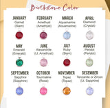 December Flower Birthday Stone Necklace Laser – Jewelry Gift Ideas — 3