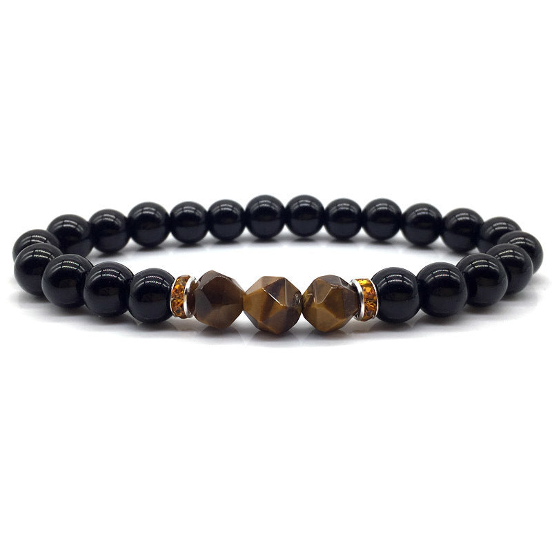 Glitter stone volcanic stone bracelet – Jewelry Gift Ideas — 1