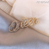 Collar Buckle Anti-fade Queen Letter Brooch Women – Jewelry Gift Ideas — 5