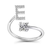 Female Stylish Adjustable Zircon 26 Letters Ring – Gifts for Her — 10
