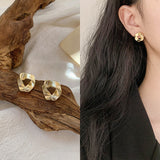 High sense net red earrings earrings – Stylish Gifts — 6