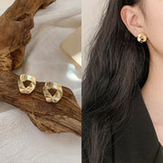 High sense net red earrings earrings – Stylish Gifts — 6