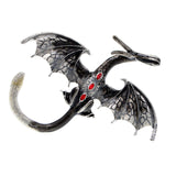 Style Diamond-Encrusted Red Brooch, Retro Winged – Stylish Gifts — 5
