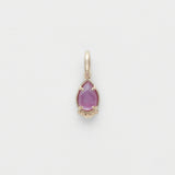 Red Corundum Double Stone Pendant – Jewelry Gift Ideas — 2