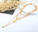 Cross multi-layer pendant necklace – Jewelry Gift Ideas — 4