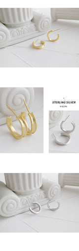 S925 Sterling Silver Stud Earrings – Everyday Gifts — 3
