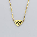 Metal Diamond Ring Pendant Necklace – Jewelry Gift Ideas — 7