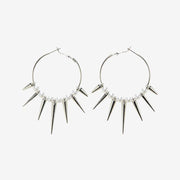 Punk Dark Spike Cone Geometry Earrings – Gift Ideas — 5