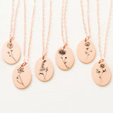 Classic And Simple December Flower Pendant – Jewelry Gift Ideas — 1