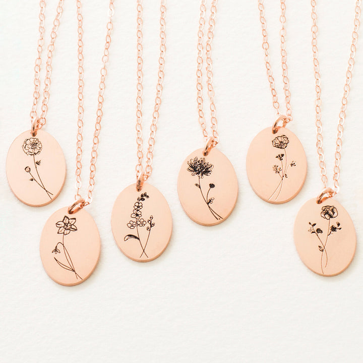 Classic And Simple December Flower Pendant – Jewelry Gift Ideas — 1