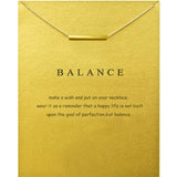 Hollow word copper tube necklace – Jewelry Gift Ideas — 1