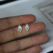French Vintage Cubic Zirconia Stud Earrings – Meaningful Gifts — 6