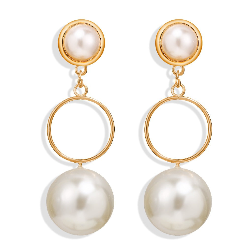 Circle Artificial Pearl Pendant Creative – Jewelry Gift Ideas — 1