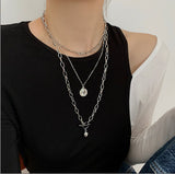 Fashion Long Geometric Pendant Multilayer – Jewelry Gift Ideas — 2