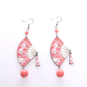 Hefeng Series Personalized Wood Fan Earrings – Birthday Gifts — 2