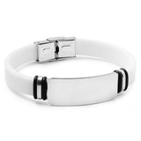 Custom engraving silicone bracelet personalized – Jewelry Gift Ideas — 7