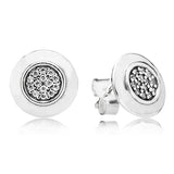 Stylish Hollowed-out Diamond-studded Earrings – Small Gift Ideas — 3