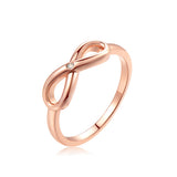 European and American Micro-Inlaid Zircon Infinity – Birthday Gifts — 4