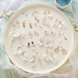 Frosty Starfish Shell Earrings – Stylish Gifts — 7