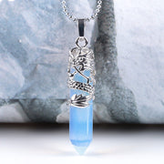 Tribal Totem Dragon Shape Natural Stone Pendant – Jewelry Gift Ideas — 9