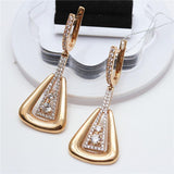Zircon Earrings Rose Gold Plated All-match Simple – Gift Ideas — 2