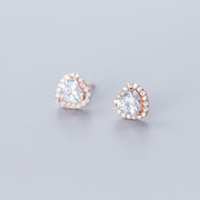 Fashion Love Diamond S925 Silver Earrings Women – Stylish Gifts — 5