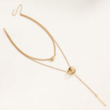 Double Ring Clavicle Chain Tassel Long Stick – Jewelry Gift Ideas — 9