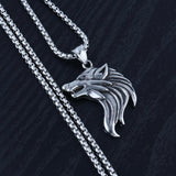 Stainless Steel Alloy Wolf Head Pendant Men's – Jewelry Gift Ideas — 1