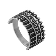 Titanium Steel Viking Warrior Ring Vintage Men Punk – Gifts for Him — 6
