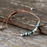 Aquatic Onyx Bracelet Ethnic Wind Braided – Jewelry Gift Ideas — 5