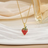 Women's Fashion Trendy Strawberry Cute Necklace – Jewelry Gift Ideas — 3