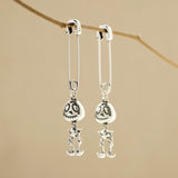 Ladies Personality Design Funny Skull Earrings – Practical Gifts — 4