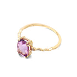 Sterling Silver Gilded Wave Design Ring – Gift Ideas — 3
