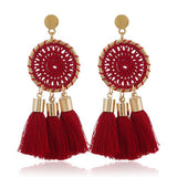 Long Elegant Tassel Earrings Diamond-embedded – Jewelry Gift Ideas — 6