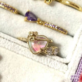 Love Heart-shaped Ring Female Bear Diamond – Gifts for Her — 5