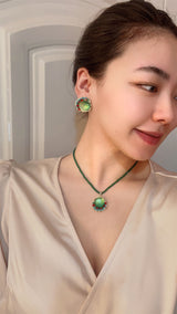 Court Retro Crystal Glass Color Earrings – Jewelry Gift Ideas — 15